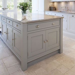 เกาะห้องครัวโบราณพร้อมเตาและเกวียนออกแบบไม้เนื้อแข็ง - Product Image 4