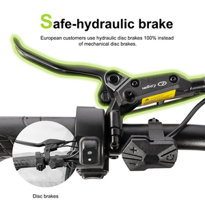 Bicicleta Eléctrica QMWHEEL Fatbike V20 Pro, Neumáticos Anchos, Motor de 48V, Bicicleta Eléctrica Híbrida para Ciudad y Montaña, Disponible en Almacén de la UE - Product Image 3