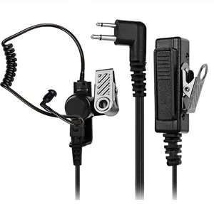 צינור אוויר אוזניות מיוחד earplug עבור אינטרקום קרינה ורעש הפחתת שחור צינור אוויר אוזניות