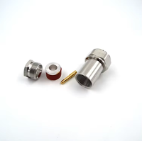 Connecteur coaxial RF 4.3/10 mâle à pince pour câble LMR400