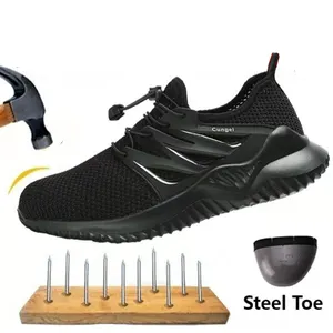 Scarpe di sicurezza da uomo in acciaio di alta qualità Air Mesh traspirante <span class=keywords><strong>lavoro</strong></span> industriale e sport-per l'inverno e l'estate - Product Image 1