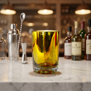 Elegant Handmade Gold Glass Votive Candle Holder Bulk | Luxury Mercury Glass Votive <b>Jars</b> for Wedding and Home <b>Decor</b> - Product Image 1