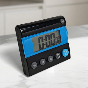 นาฬิกาแม่เหล็กทำจากพลาสติกเป็นมิตรกับสิ่งแวดล้อมตั้งเวลาได้24ชั่วโมงพร้อมแบตเตอรี่หน้าจอใหญ่ตั้งเวลาได้6ปุ่ม - Product Image 3