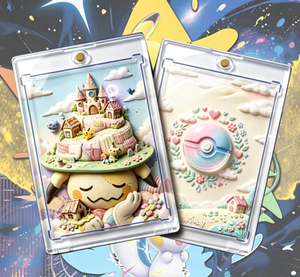 YQ Vente en gros de cartes de collection en métal gaufré de qualité supérieure sur le thème de l'anime japonais Pokémon, boîte mystère scellée avec dessins originaux, cadeau pour fans et jeux - Product Image 1