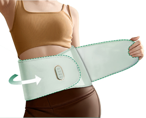 Cinturón de adelgazamiento portátil Terapia Cinturón de masaje de calefacción Alivio del dolor Cintura Airbag cinturón de masaje - Product Image 1