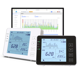 <span class=keywords><strong>Medidor</strong></span> de Dióxido de Carbono Inteligente, <span class=keywords><strong>Medidor</strong></span> Digital de <span class=keywords><strong>CO2</strong></span> 3 en 1, <span class=keywords><strong>Medidor</strong></span> de <span class=keywords><strong>CO2</strong></span> y Temperatura de Escritorio Monitor RH con Registrador de Datos, <span class=keywords><strong>Medidor</strong></span> de Calidad del Aire Interior, Wifi - Product Image 1
