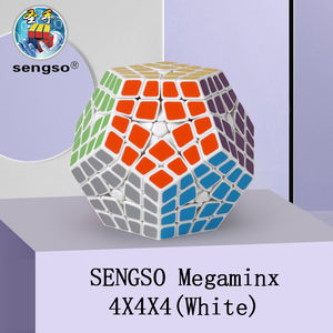 Sengso Novo 4x4 MASTER KILOMINX Mega minx Cubo Mágico Quebra-cabeça Cubo Fidget Brinquedos Solução Cubo Preto Para Criança - Product Image 3