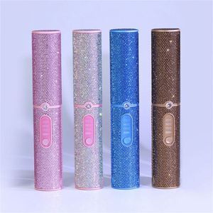 Plancha y Rizador de Pelo 2 en 1 con Pantalla LED Eléctrica, Diseño de Diamantes de Colores de Moda, Inalámbrico, para Viajes y Uso Doméstico, Cepillo Estilizador de Pelo - Product Image 6