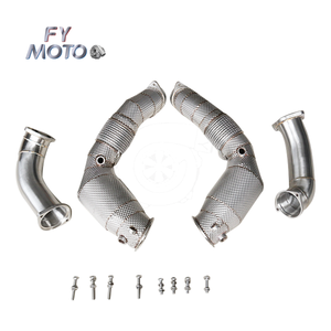 Uitlaat Catted Downpipe Voor Bmw M5 F90 S 63M X 5M (F95) X 6M (F96) 2022 + Modellen Met V8 Twin Turbo Met Hitteschild - Product Image 2