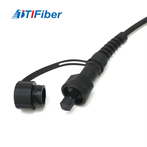 Không thấm nước odva mm OM3 7.0mm LSZH sợi màu đen MPO Cabel Conector MPO-<span class=keywords><strong>LC</strong></span>/UPC sợi quang Breakout vá dây - Product Image 6