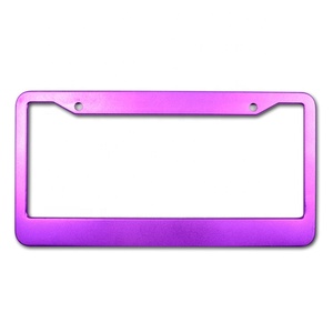 Chất Lượng Cao Giá Rẻ Phổ Nhôm Xe Styling Thăng Hoa Tấm Giấy Phép Khung - Product Image 4