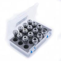 Jeu de pinces à ressort ER25 Tool Tree, 15 pièces, plage de serrage métrique 2mm-16mm, pinces pour porte-outils de fraisage CNC, garantie 1 an