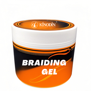 Kinodin Gel Coiffant 4C Tenue Extra Marque Privée Tressage Twist Lock Bord Tresse Gel Lissant Brillance et Confiture Vendeur - Product Image 1
