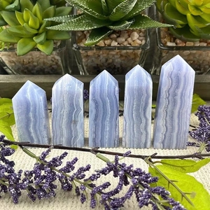 Torre di Agata Blu all'Ingrosso, Cristallo Feng Shui, Decorazione per la Casa alla Moda, Idea Regalo Unica - Product Image 2