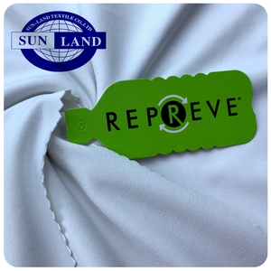 87% rPet <span class=keywords><strong>Polyester</strong></span> 13% Spandex Áo duy nhất sinh thái repreve tái chế vải Yoga mặc - Product Image 5