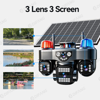 Caméra de sécurité solaire sans fil 4G WiFi 15MP Hieasy, caméra PTZ 4K, caméra de surveillance extérieure, carte SIM 4G, caméra CCTV solaire