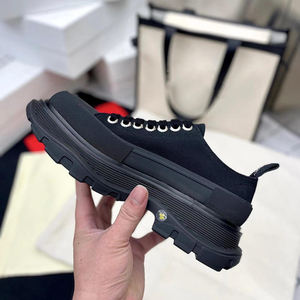 Fashion <b>Chunky</b> High Top Lace-Up Men's Women's Canvas <b>Shoes</b> 2025 New Spring Autumn Comfortable Deodorant Non-slip Height - Product Image 2