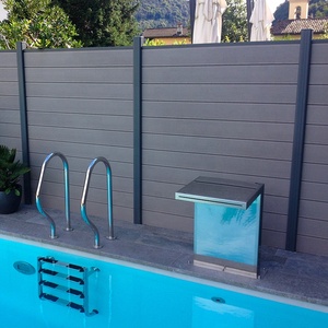 Valla Temporal <span class=keywords><strong>de</strong></span> Privacidad <span class=keywords><strong>de</strong></span> <span class=keywords><strong>Madera</strong></span> y Plástico Compuesto, Material <span class=keywords><strong>de</strong></span> Construcción para el Hogar, Poste <span class=keywords><strong>de</strong></span> WPC, Valla <span class=keywords><strong>de</strong></span> Jardín <span class=keywords><strong>de</strong></span> WPC para Piscina Exterior - Product Image 6