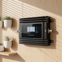 Amplificador de Señal Tri Banda Tuya Smart 900/1800/2600MHz B8 B3 B7 4G 5G para Celulares, 22dBm 72dB para Hogar y Oficina