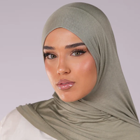 Hijab en jersey de bambou premium 2026 – Personnalisation de marque OEM/ODM – Fournisseur d'usine pour femmes musulmanes