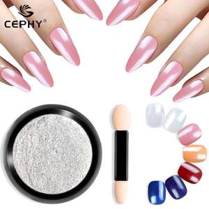 Poudre à ongles acrylique de luxe en gros transfrontalier 2026, effet perle, chrome, miroir magique, aurora, glace, transparent, clair de lune, mélangé - Product Image 5