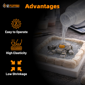 Caoutchouc de <span class=keywords><strong>moulage</strong></span> en silicone RTV2 innovant à faible rétrécissement pour ornements en plâtre, reproduction <span class=keywords><strong>d</strong></span>étaillée, usine chinoise de premier plan - Product Image 4