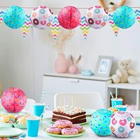 Lanternes en papier écologiques pour enfants, pour anniversaires, baby showers, remises de diplômes, Noël, Pâques, Nouvel An - Assortiment personnalisable