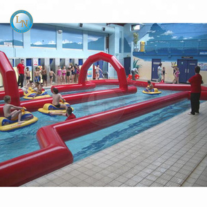 Piste de <span class=keywords><strong>karting</strong></span> gonflable robuste pour parc d'attractions extérieur, équipement de course à louer - Product Image 2