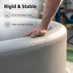 Custom Various Sizes Available Large Capacity Family Outdoor Round Above Ground Inflatable Swimming <strong>Pool</strong> <strong>Accessories</strong> with Cover - Product Image 2