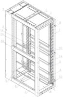 Armoire de serveur personnalisée OEM ODM en acier inoxydable, profilé plié 13 plis, profilé métallique galvanisé au zinc