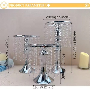 शादी के प्रोप्स रोड लीड फूल वैस डेकोर लंबी मोमबत्ती शादी के लिए खड़ी - Product Image 6