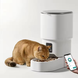Distributeur automatique intelligent pour animaux de compagnie, dosage précis, surveillance à distance, rechargeable, étanche, matériau ABS, écran LCD, fini les blocages de nourriture pour chats - Product Image 2