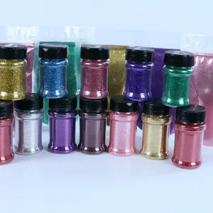 Bulk Polyester Glitters in shaker jar Holographic Glitter Powder for crafts