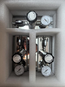 Regulador de Presión de <span class=keywords><strong>Gas</strong></span>, Válvula Reductora de Presión de Terminal, Regulador de Presión de Laboratorio Montado en Panel - Product Image 6