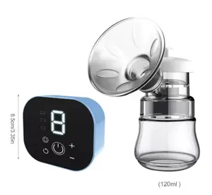 Double Electric Breast Pumps Electric Powerful Nipple Suction With 2 Baby Milk Bottle Electric Breast Pump