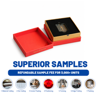 Fournisseur de boîtes cadeaux rigides OEM ODM pour emballages de marque personnalisés, boîte à bandoulière personnalisée avec insert en EVA noir recouvert de velours noir