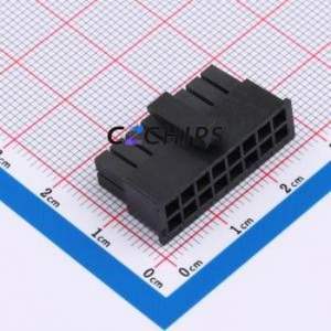 ZX-MX3.0-2-8P-HGJK Housing (Wire-to-Board / Wire-to-Wire) P=3mm Connector 2x8P 3mm Micro-Fit (MX 3.0) 3mm - Product Image 1