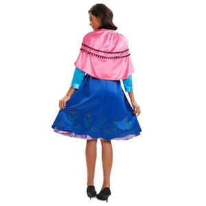 Robe de cosplay Anna de La Reine des Neiges, taille S à 4XL, costume d'Halloween, tenue de jeu de rôle - Product Image 4