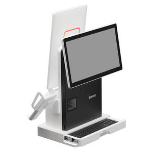 24 heures sur 24, dépanneur tout-<span class=keywords><strong>en</strong></span>-un, système de point de vente à double écran tactile, machine d'auto-contrôle <span class=keywords><strong>avec</strong></span> lecteur de codes à barres - Product Image 4