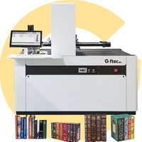 Máquina de Impresión Digital de Libros de Alta Velocidad Giftec, Impresora de Inyección de Tinta de Una Sola Pasada para Tapas de Libros de Regalo y Cuadernos de Tapa Dura