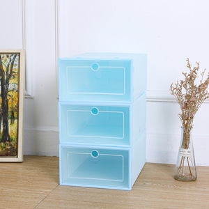 Boîte à chaussures en <span class=keywords><strong>acrylique</strong></span> transparent personnalisée, vente en gros, tiroir magnétique pour animaux de compagnie, rangement transparent pour baskets empilables - Product Image 4