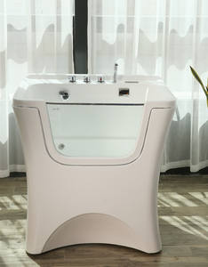 Estación de lavado eléctrica moderna para perros, autoservicio, bañera de hidromasaje independiente, función de masaje, forma rectangular, diseño portátil - Product Image 3