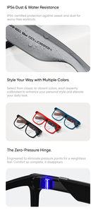 Nuevas Gafas Inteligentes MINGTAIHE de Alta Tecnología con Marco TR90, Bloqueo de Luz Azul, <span class=keywords><strong>Audio</strong></span> Direccional, Traducción por IA y Resolución 1080p/4K - Product Image 4