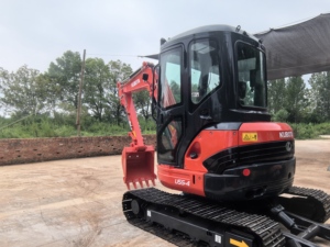 Mini-pelles Kubota U55 d'occasion bien entretenues, conformes CE EPA, 6 tonnes, avec accessoire de pince hydraulique - Product Image 4