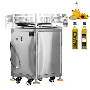 Máquina Alimentadora Automática de Botellas con Plato Giratorio, Nueva, Mesa Giratoria de Recolección y Desenredado para Líneas de Procesamiento de Alimentos - Product Image 4