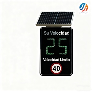 Señal <span class=keywords><strong>de</strong></span> Tráfico <span class=keywords><strong>de</strong></span> Límite <span class=keywords><strong>de</strong></span> Velocidad con Radar Solar <span class=keywords><strong>de</strong></span> 2 Pantallas Digitales para Seguridad Vial con Buena Calidad, Utilizada para Zonas Escolares - Product Image 1