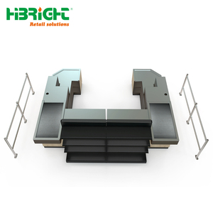 Bàn Thu Ngân Hiện Đại Bằng Thép Không Gỉ Chất Lượng Cao Kèm Băng Tải - Product Image 2