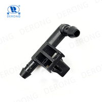 DE RONG Garantía de Calidad QJ-KK08 Conector de Codo Delantero 7x7 t 1.0mm, Sujetadores Plásticos Automotrices para Reparación del Sistema de Refrigeración de Automóviles