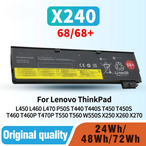 X240 סוללה עבור Lenovo thinkpad t440 t450 t460 t460p t470p t550 x250 x260 x270 l470 x270 l470 l470 p50s 45n1127 45n1128 - Product Image 3