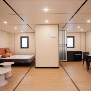 Maison modulaire contemporaine personnalisable dépendance 3 chambres 1 salle de bain <span class=keywords><strong>cuisine</strong></span> 20 pieds 30 pieds 40 pieds maison en conteneur portable pliable - Product Image 3